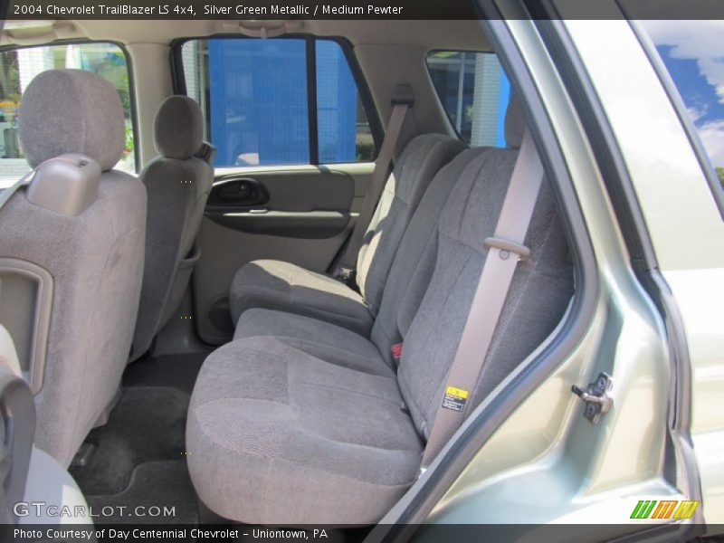 Silver Green Metallic / Medium Pewter 2004 Chevrolet TrailBlazer LS 4x4