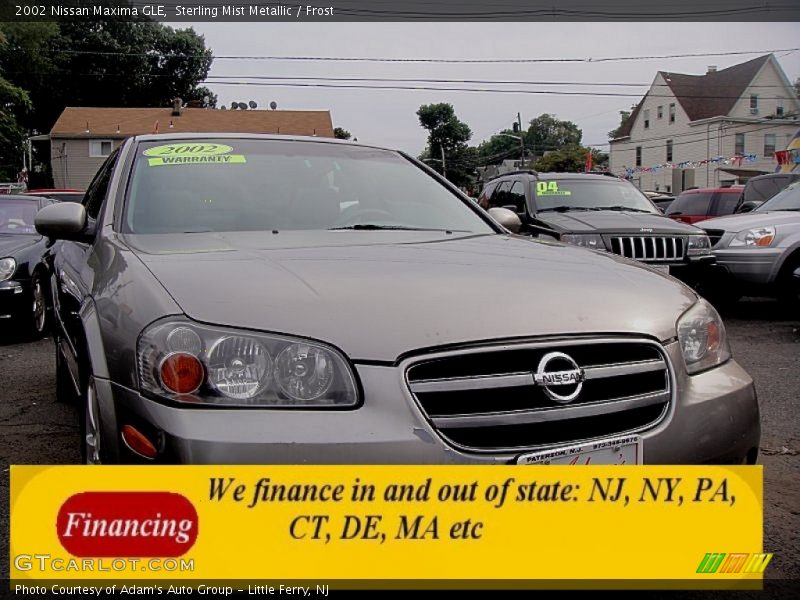 Sterling Mist Metallic / Frost 2002 Nissan Maxima GLE