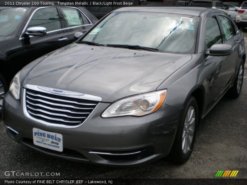 Tungsten Metallic / Black/Light Frost Beige 2011 Chrysler 200 Touring