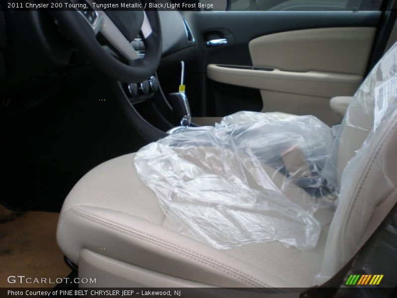 Tungsten Metallic / Black/Light Frost Beige 2011 Chrysler 200 Touring