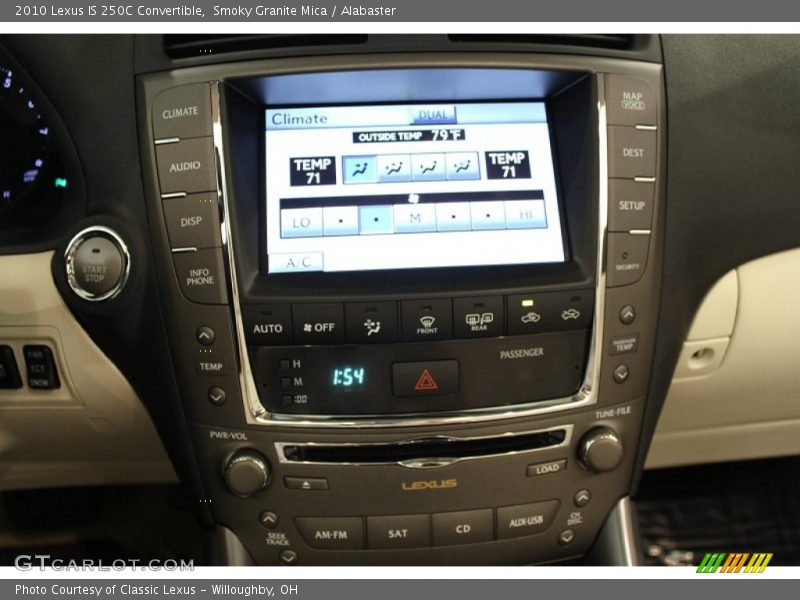 Smoky Granite Mica / Alabaster 2010 Lexus IS 250C Convertible