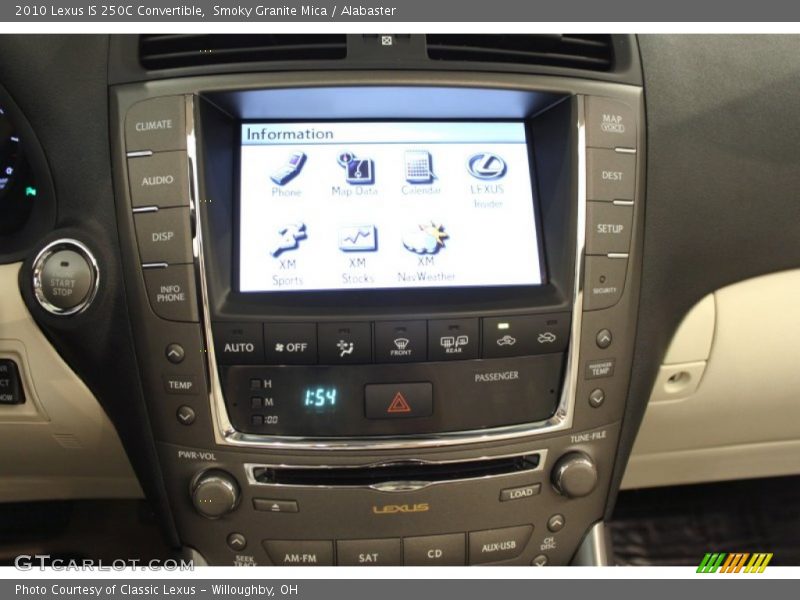 Smoky Granite Mica / Alabaster 2010 Lexus IS 250C Convertible