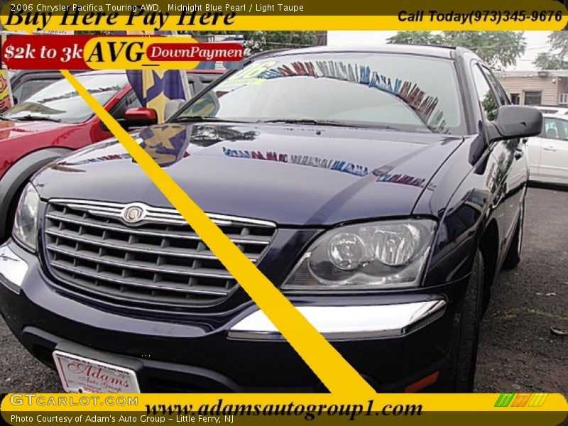 Midnight Blue Pearl / Light Taupe 2006 Chrysler Pacifica Touring AWD