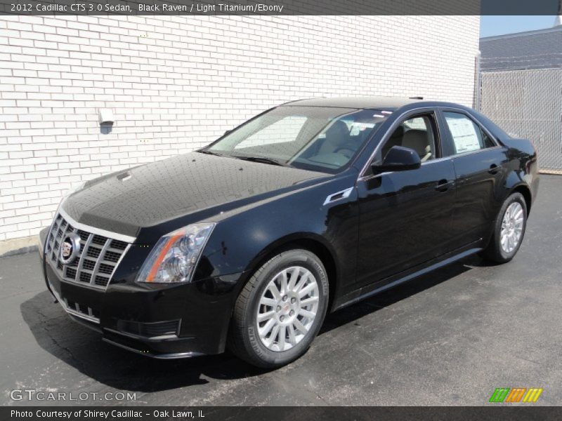 Black Raven / Light Titanium/Ebony 2012 Cadillac CTS 3.0 Sedan