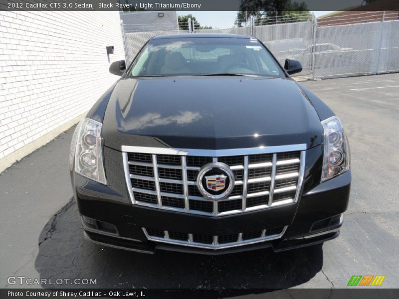 Black Raven / Light Titanium/Ebony 2012 Cadillac CTS 3.0 Sedan