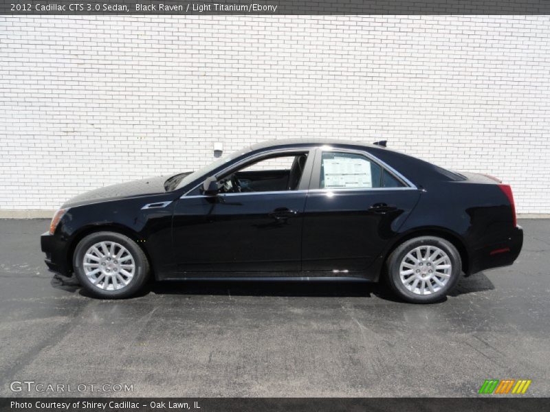 Black Raven / Light Titanium/Ebony 2012 Cadillac CTS 3.0 Sedan