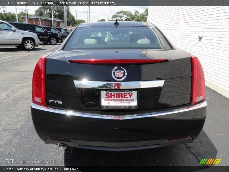 Black Raven / Light Titanium/Ebony 2012 Cadillac CTS 3.0 Sedan