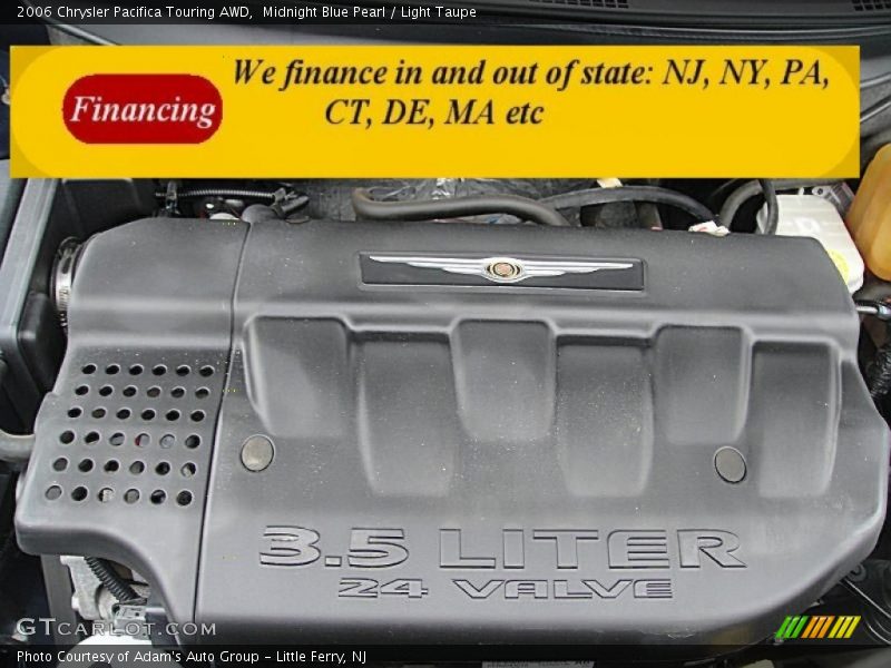 Midnight Blue Pearl / Light Taupe 2006 Chrysler Pacifica Touring AWD