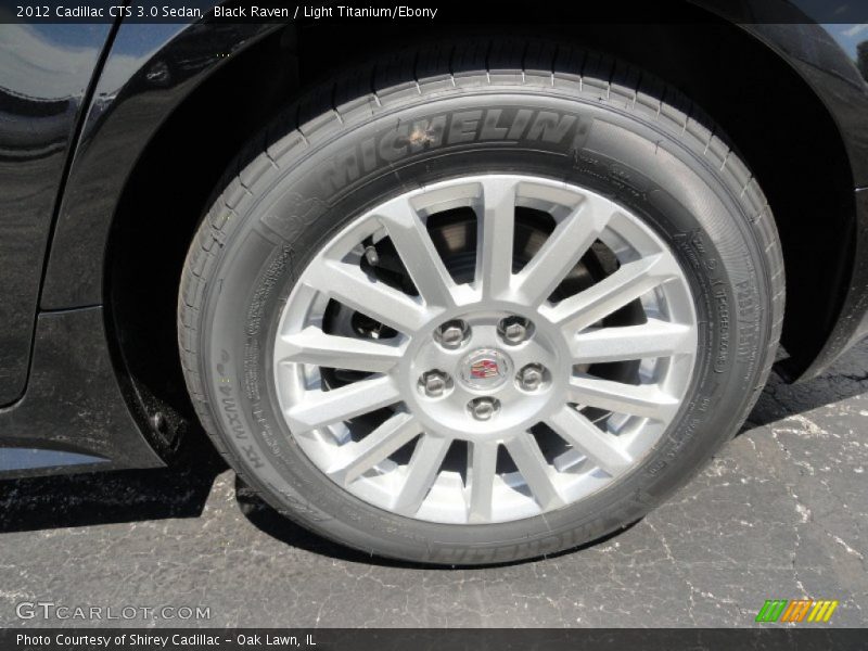 Black Raven / Light Titanium/Ebony 2012 Cadillac CTS 3.0 Sedan