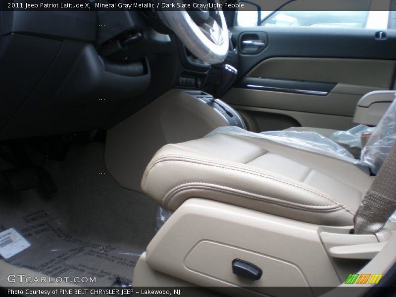 Mineral Gray Metallic / Dark Slate Gray/Light Pebble 2011 Jeep Patriot Latitude X