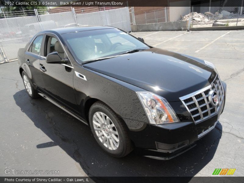 Black Raven / Light Titanium/Ebony 2012 Cadillac CTS 3.0 Sedan