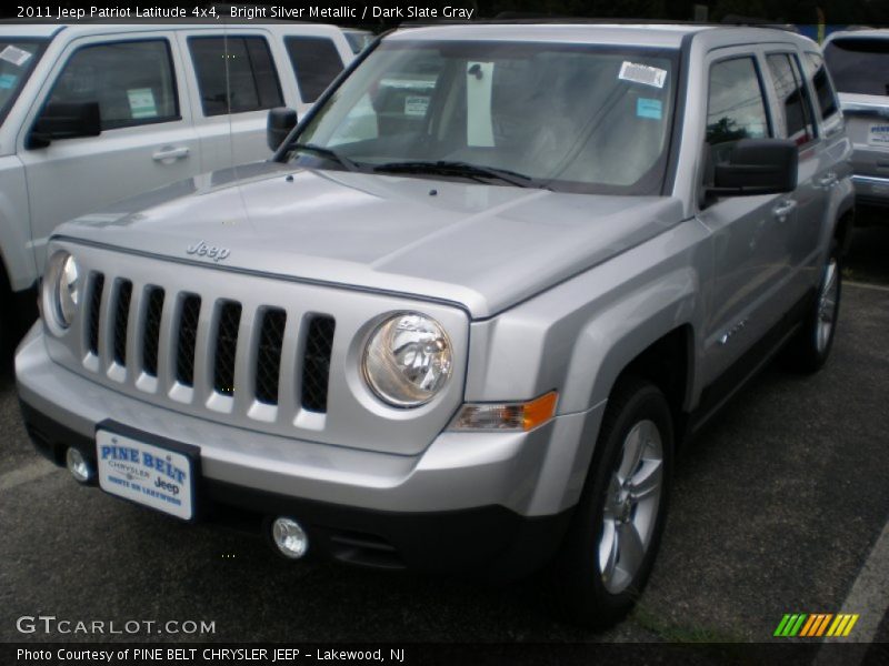 Bright Silver Metallic / Dark Slate Gray 2011 Jeep Patriot Latitude 4x4