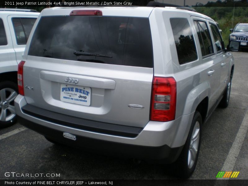 Bright Silver Metallic / Dark Slate Gray 2011 Jeep Patriot Latitude 4x4