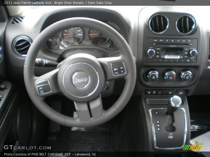 Bright Silver Metallic / Dark Slate Gray 2011 Jeep Patriot Latitude 4x4