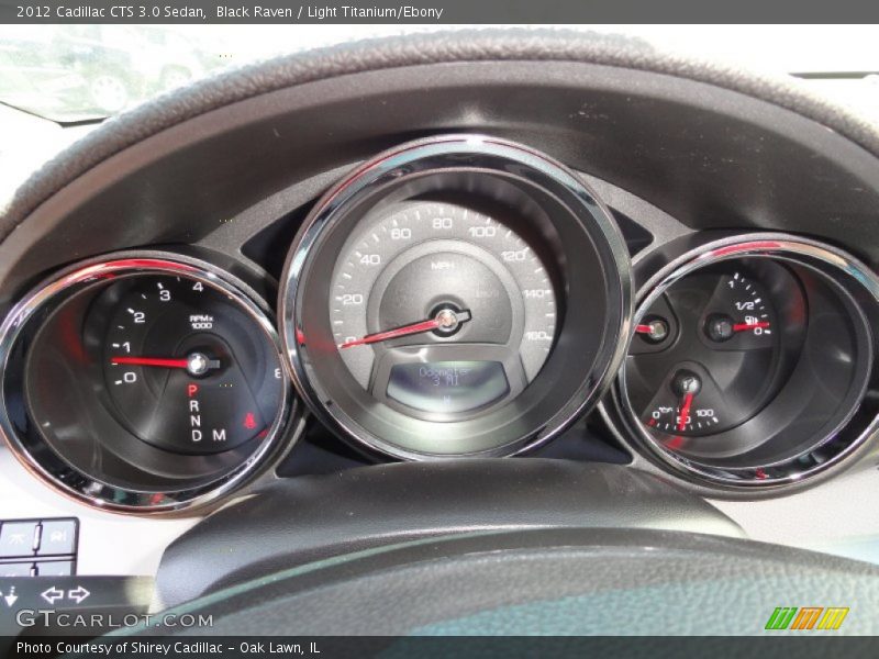 Black Raven / Light Titanium/Ebony 2012 Cadillac CTS 3.0 Sedan