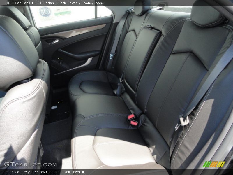  2012 CTS 3.0 Sedan Ebony/Ebony Interior