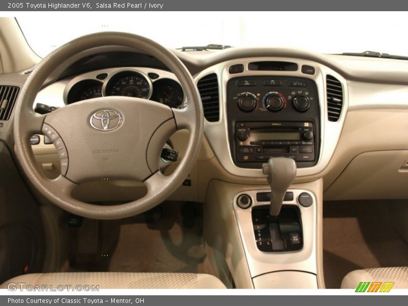 Salsa Red Pearl / Ivory 2005 Toyota Highlander V6