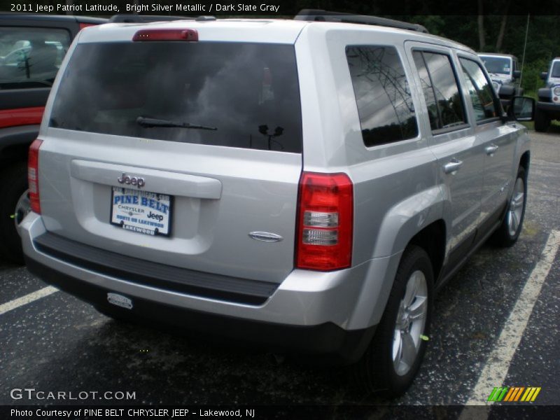 Bright Silver Metallic / Dark Slate Gray 2011 Jeep Patriot Latitude