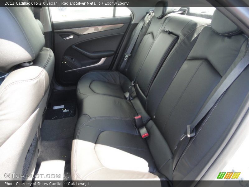  2012 CTS 3.0 Sedan Ebony/Ebony Interior
