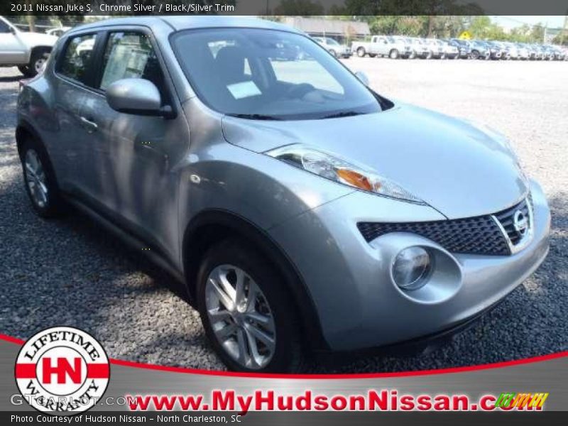 Chrome Silver / Black/Silver Trim 2011 Nissan Juke S