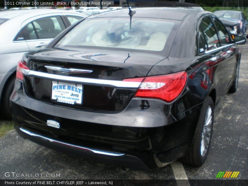 Black / Black/Light Frost Beige 2011 Chrysler 200 Limited