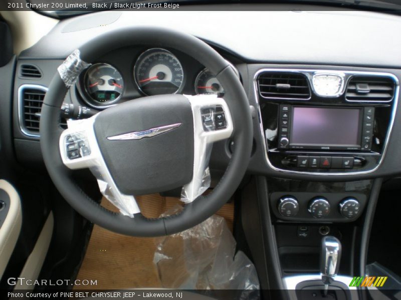 Black / Black/Light Frost Beige 2011 Chrysler 200 Limited