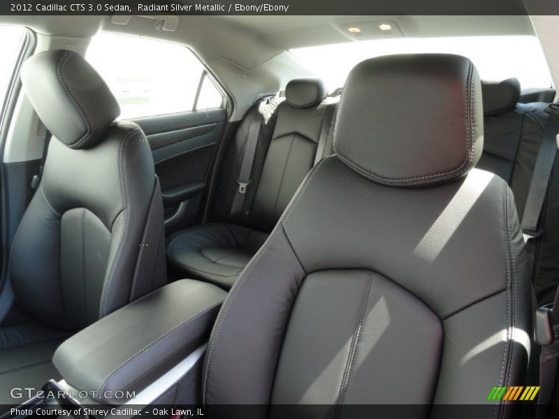  2012 CTS 3.0 Sedan Ebony/Ebony Interior