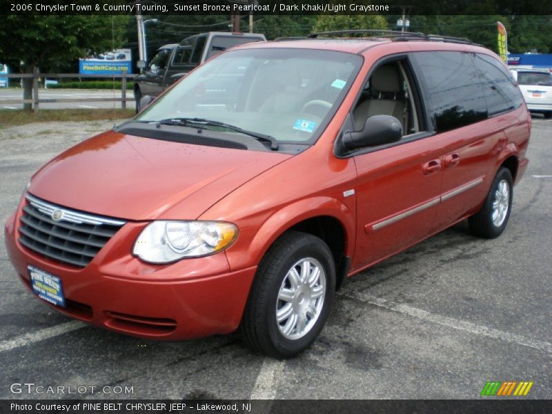 Sunset Bronze Pearlcoat / Dark Khaki/Light Graystone 2006 Chrysler Town & Country Touring