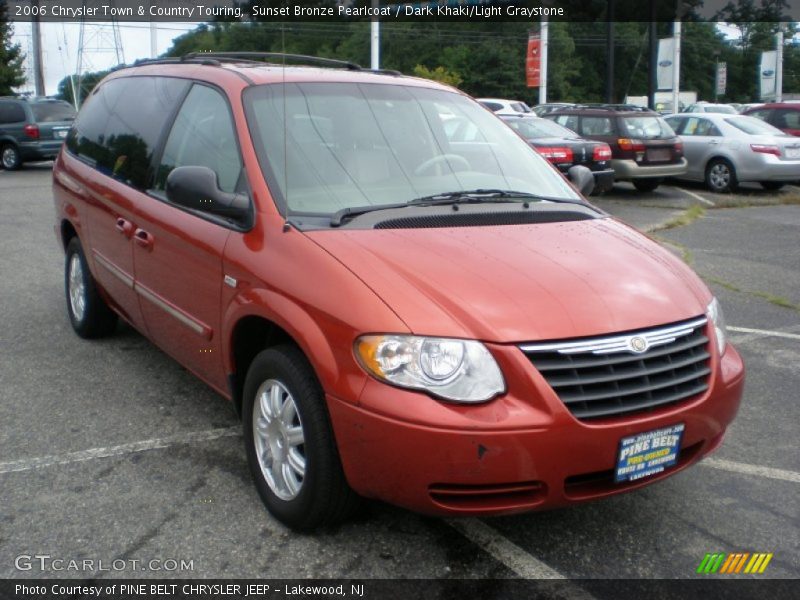 Sunset Bronze Pearlcoat / Dark Khaki/Light Graystone 2006 Chrysler Town & Country Touring