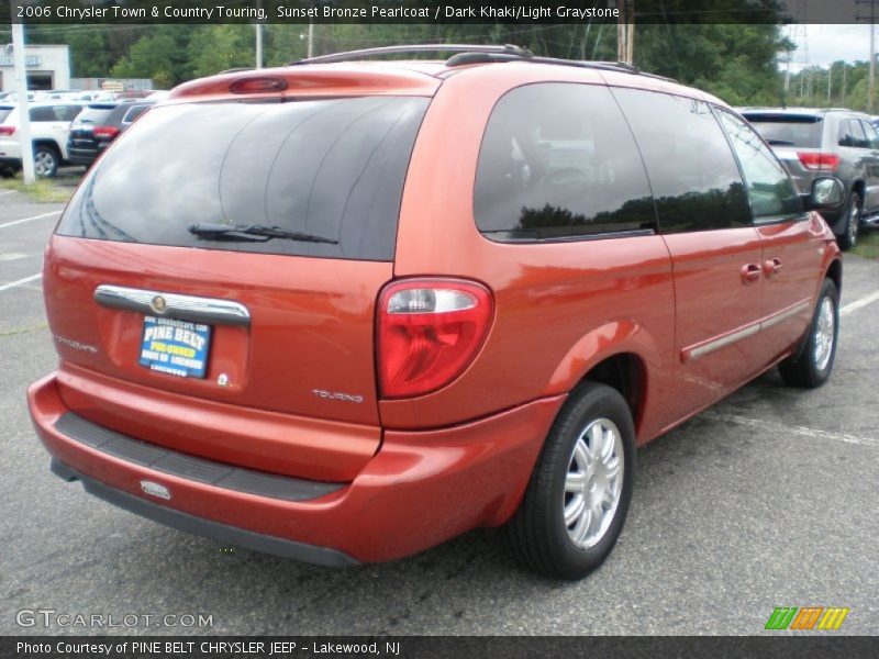 Sunset Bronze Pearlcoat / Dark Khaki/Light Graystone 2006 Chrysler Town & Country Touring