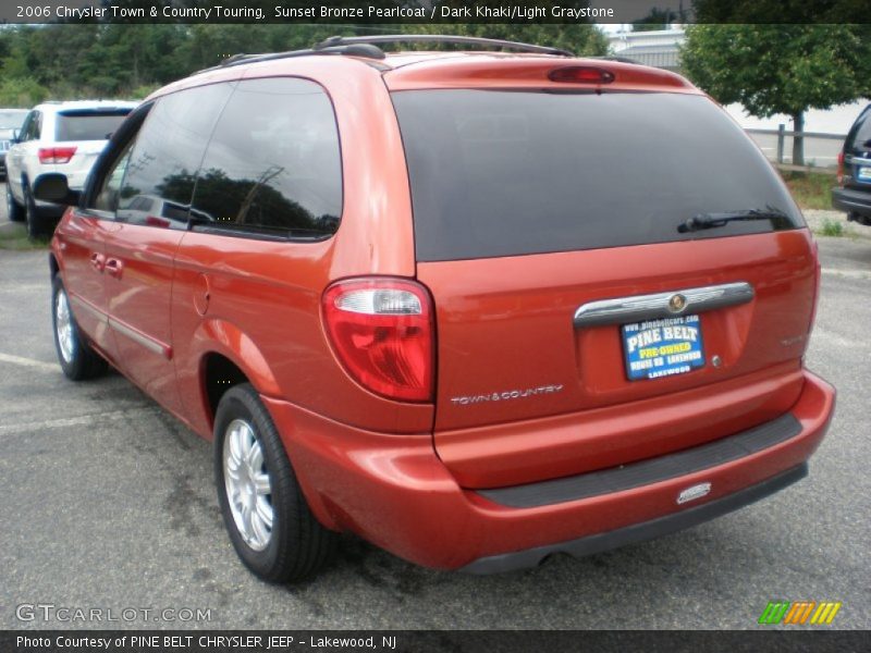 Sunset Bronze Pearlcoat / Dark Khaki/Light Graystone 2006 Chrysler Town & Country Touring