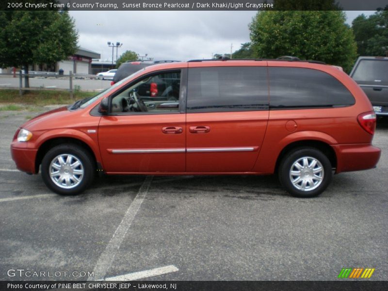 Sunset Bronze Pearlcoat / Dark Khaki/Light Graystone 2006 Chrysler Town & Country Touring