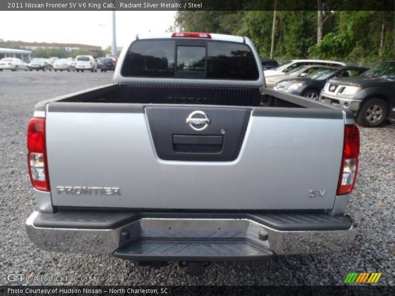 Radiant Silver Metallic / Steel 2011 Nissan Frontier SV V6 King Cab