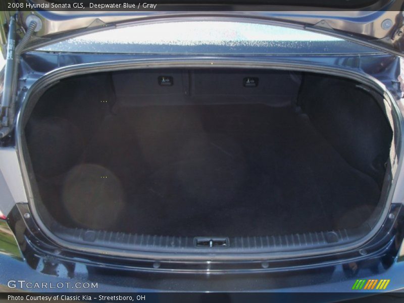 Deepwater Blue / Gray 2008 Hyundai Sonata GLS