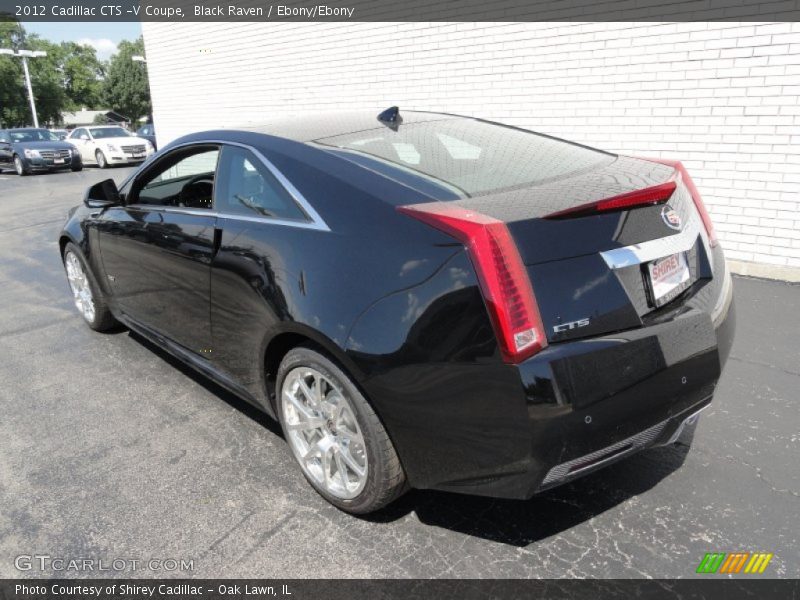 Black Raven / Ebony/Ebony 2012 Cadillac CTS -V Coupe