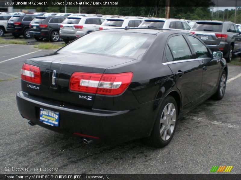 Tuxedo Black Metallic / Dark Charcoal 2009 Lincoln MKZ Sedan