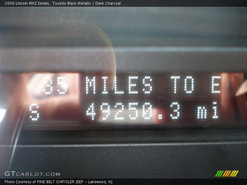 Tuxedo Black Metallic / Dark Charcoal 2009 Lincoln MKZ Sedan