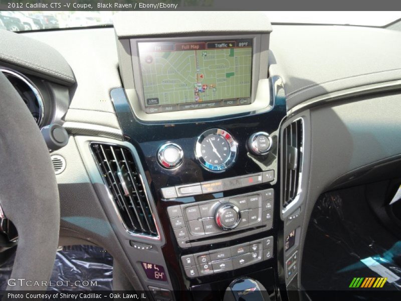 Navigation of 2012 CTS -V Coupe