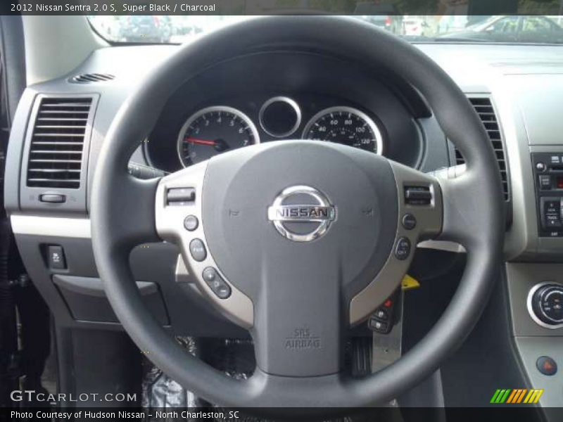 Super Black / Charcoal 2012 Nissan Sentra 2.0 S