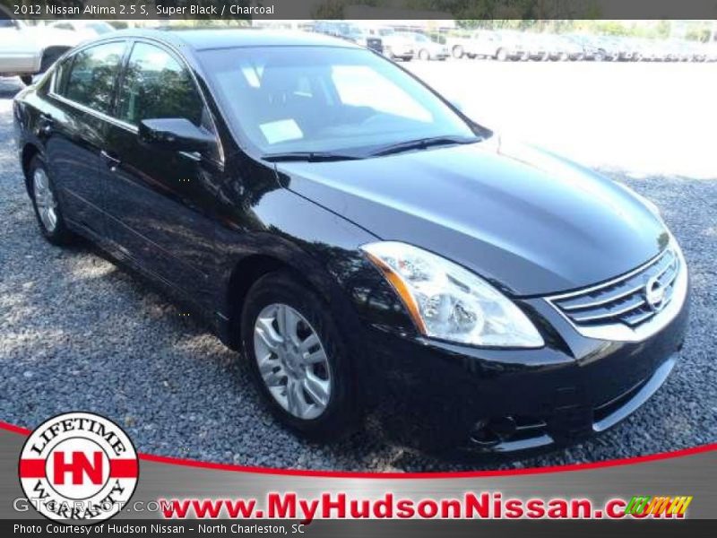 Super Black / Charcoal 2012 Nissan Altima 2.5 S