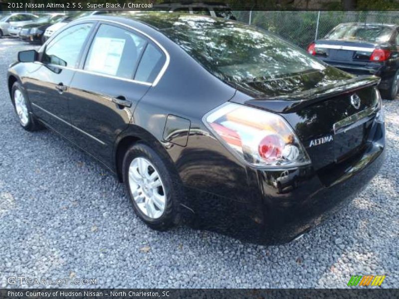 Super Black / Charcoal 2012 Nissan Altima 2.5 S