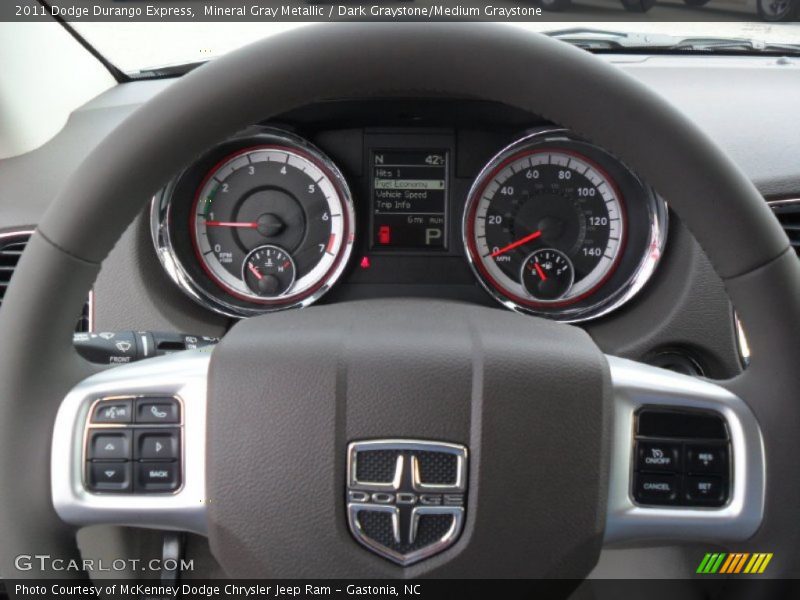 Mineral Gray Metallic / Dark Graystone/Medium Graystone 2011 Dodge Durango Express