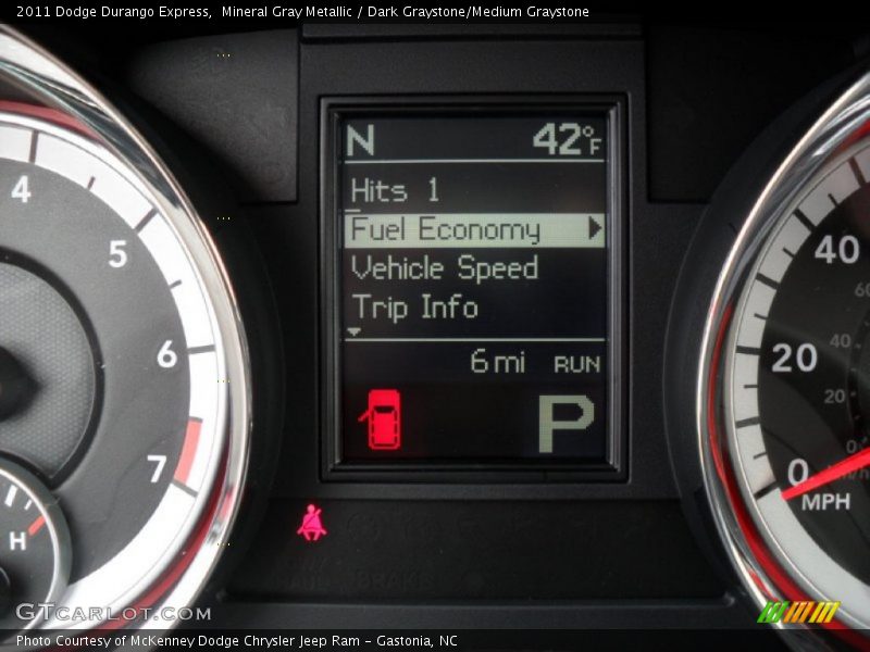 Mineral Gray Metallic / Dark Graystone/Medium Graystone 2011 Dodge Durango Express