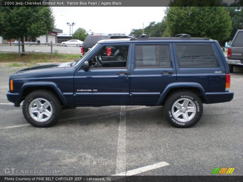  2000 Cherokee Limited 4x4 Patriot Blue Pearl
