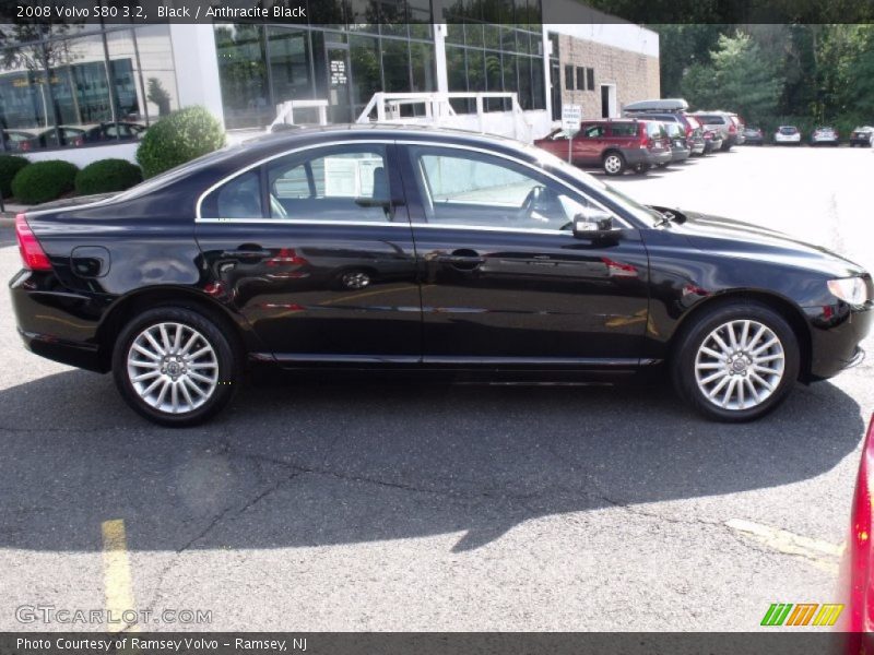 Black / Anthracite Black 2008 Volvo S80 3.2
