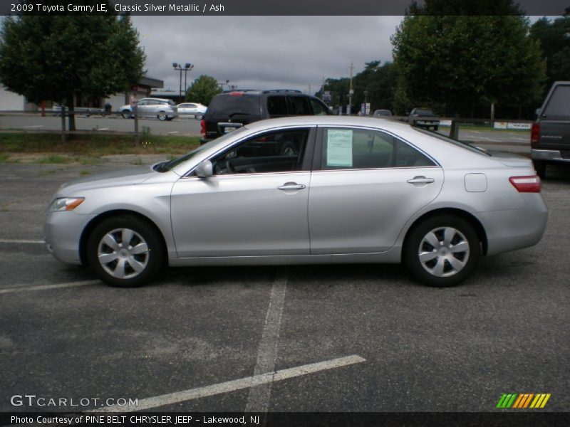 Classic Silver Metallic / Ash 2009 Toyota Camry LE