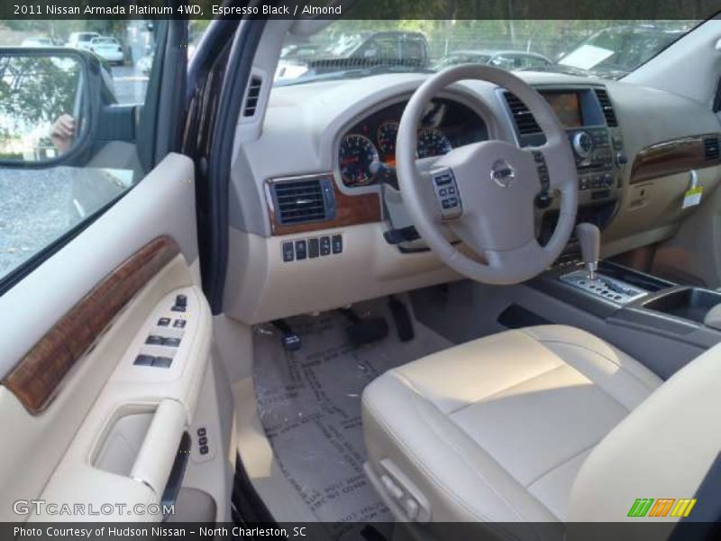  2011 Armada Platinum 4WD Almond Interior