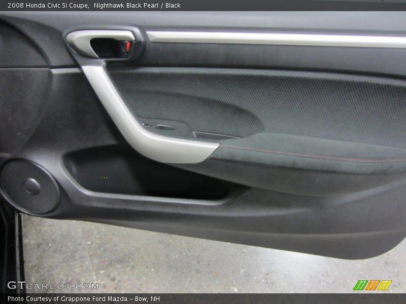 Nighthawk Black Pearl / Black 2008 Honda Civic Si Coupe