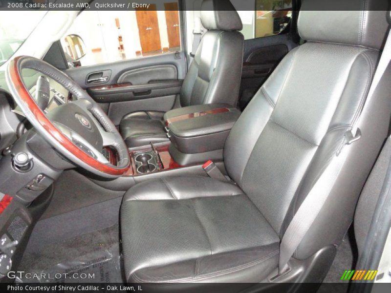 Quicksilver / Ebony 2008 Cadillac Escalade AWD