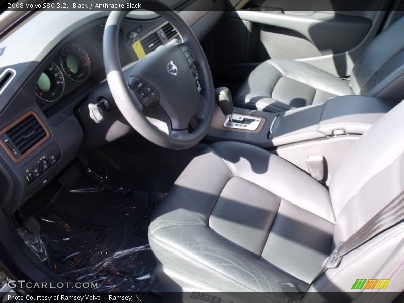 Black / Anthracite Black 2008 Volvo S80 3.2